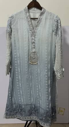 Maria B 3 piece chiffon dress