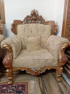 chinyoti sofa 7 seater set with center tables set