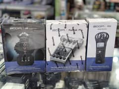 Zoom H8 Zoom P4 and Zoom H1n Audio and podcast recoder