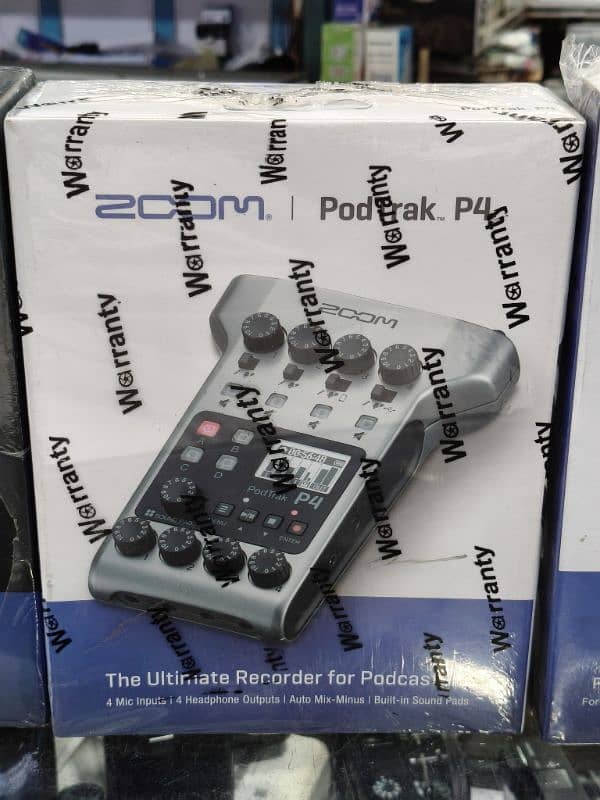 Zoom H8 Zoom P4 and Zoom H1n Audio and podcast recoder 2