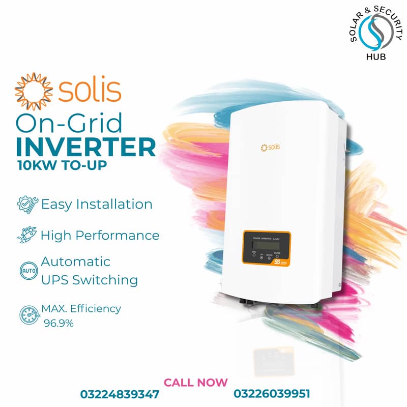 Solis | On-Grid | Hybrid | 5KW to-up | All Models Available 0
