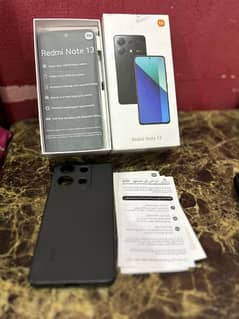 Redmi note 13 8gb256gb black colour full box condition 10/10