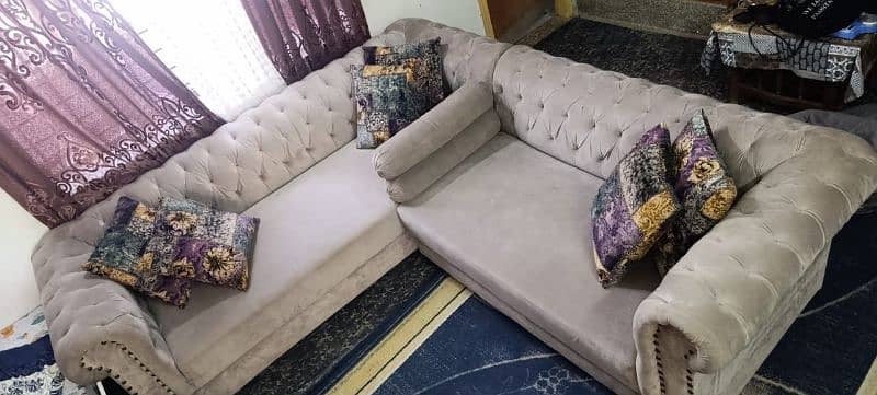 L shaped 5 seater sofa 6