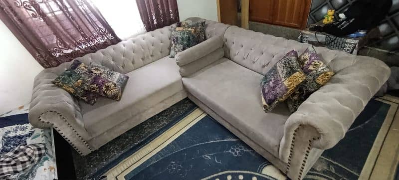 L shaped 5 seater sofa 7