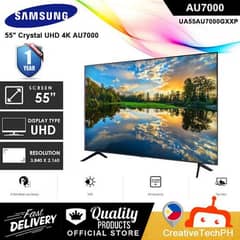 Samsung 55" AU7000 Crystal UHD 4K Flat Smart TV