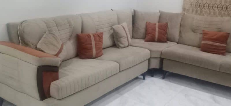 L Shape sofa set 1