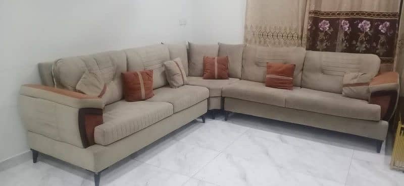 L Shape sofa set 2