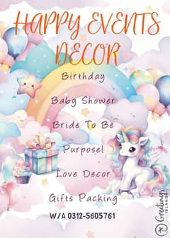 Events Decorations by Happy Decors
