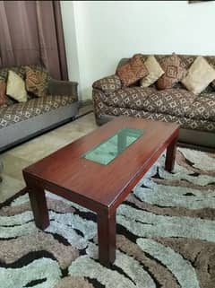 Irani kiln/drawing room carpet/turkish carpet with/center wooden table