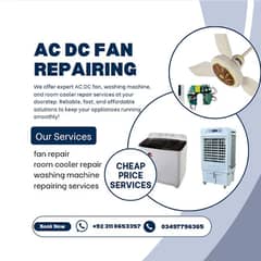 AC-DC Repair, Washing Machine & Room Cooler Service at Your Doorstep