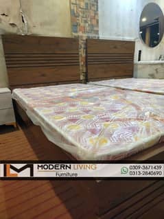 Stylish 2 Single beds best quality in your choice colours