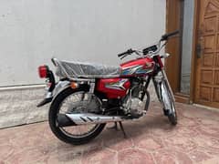 Honda CG 125 Red | Golden No | 2023