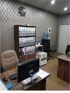 Fully Furnished Area 360 Square Feet Brand New Corporation Office Available For Rent In MM ALAM Gulberg 3 Lahore
