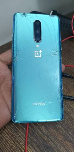 Oneplus 8 Working 100% panel and back damage