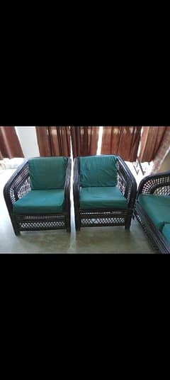 5 seater cane sofa set / baith sofa set