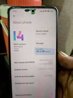 poco X3 NFC 6+2 ram /128memory