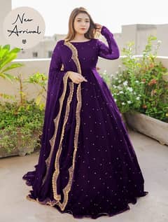 3 pec Women Stitched Embroidered Mix suit