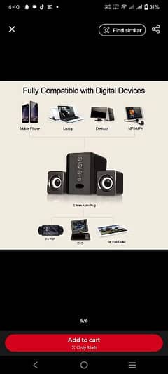 sound system small speaker with base