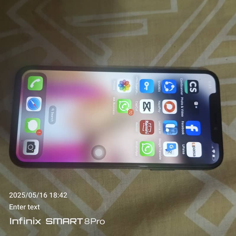 Iphone x 64 gb bypass rough condition hy read add 0