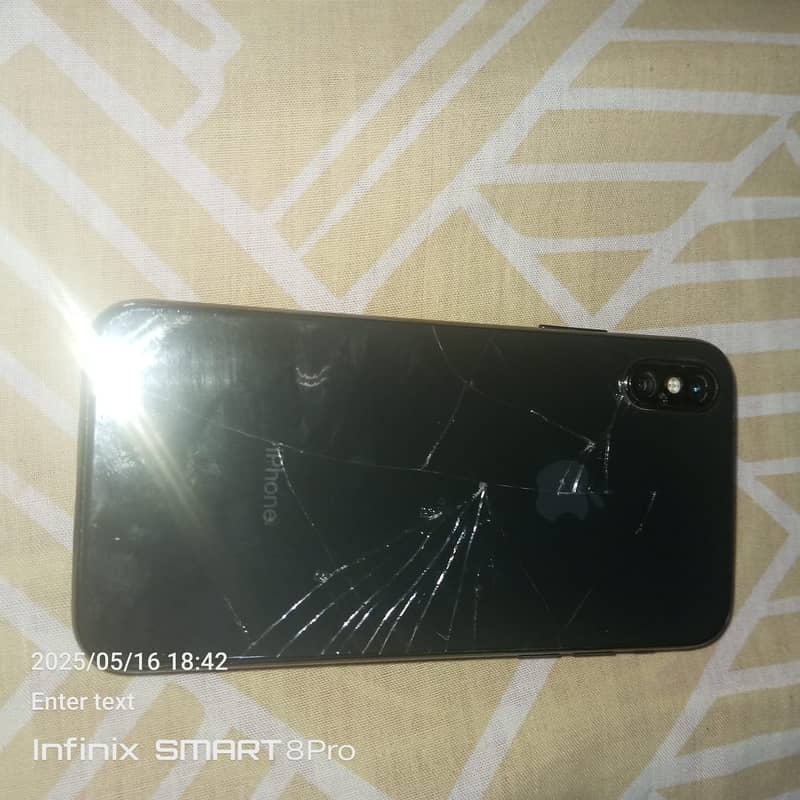 Iphone x 64 gb bypass rough condition hy read add 1