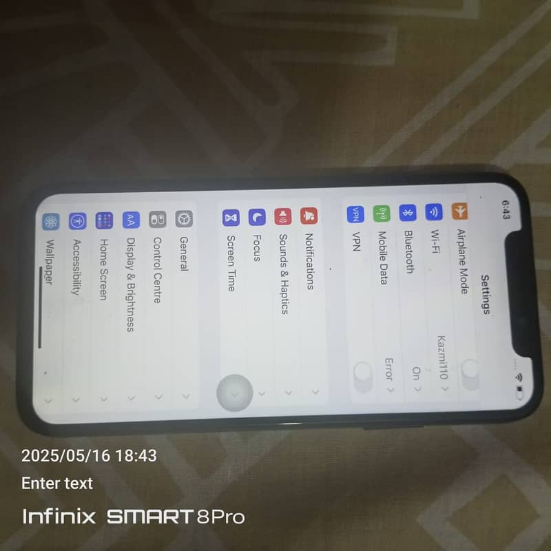 Iphone x 64 gb bypass rough condition hy read add 2