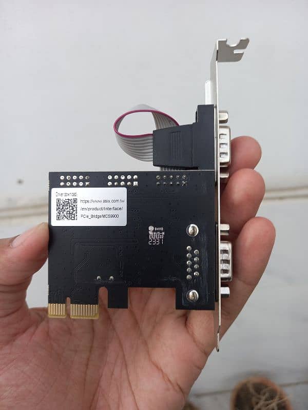 PCI Express RS 232 DB9 Serial Port Card 1