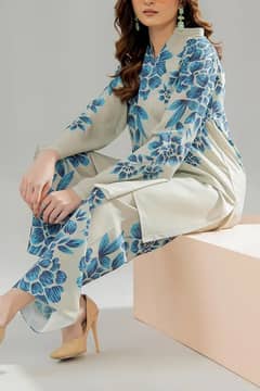 *Stitched 2 piece printed shirt and printed trouser*