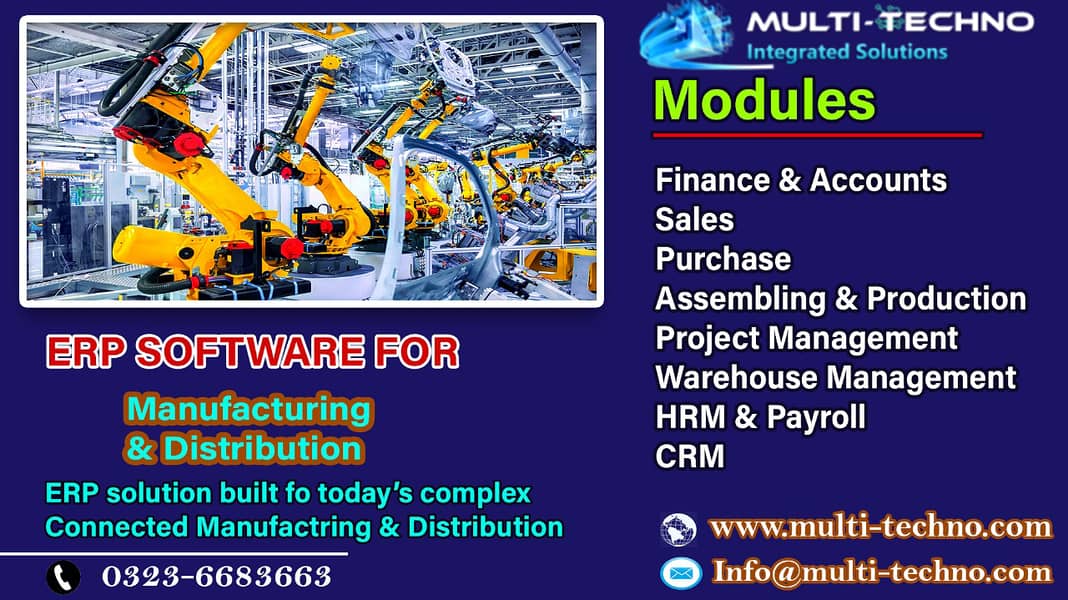 Multi-Techno ERP software ,ERP system ,Manufacturing ERP 0