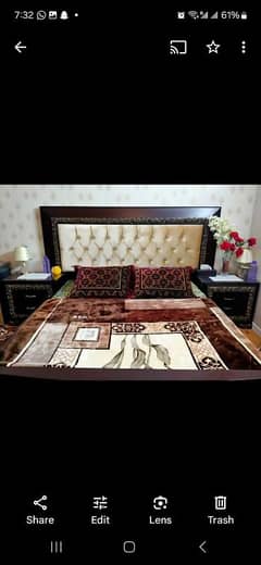Bed side tables  Dressing table