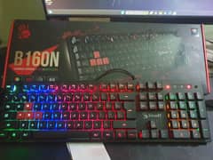 bloody b160n keyboard and fantech daredevil mouse