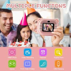 Rechargeable Digital Cameras for Kids Multiple functions easy operate