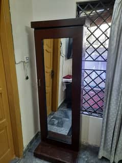 Dressing Mirror (full length) with  shelves for storage