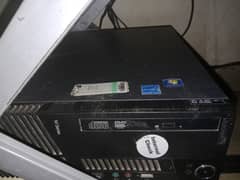 Desktop computer with LED