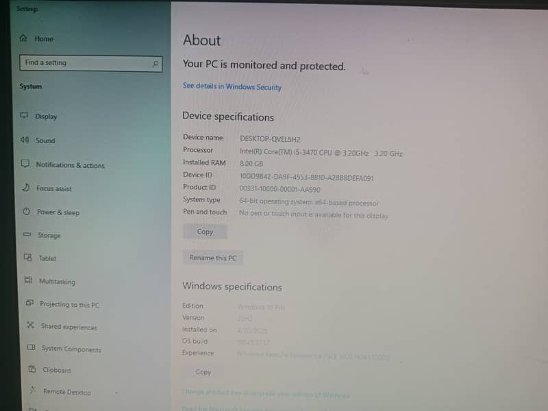 Desktop computer with LED 3