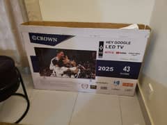 sale brand new crown led Android 43 inch 2025