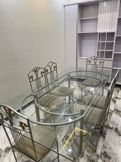 Rod iron dining table