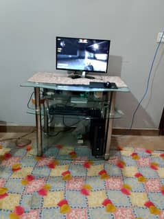 Glass Finished Table for Computer and other
