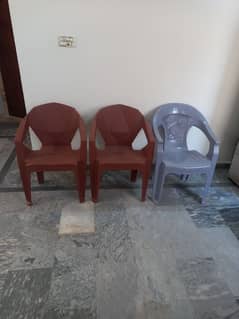 Plastic chairs