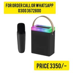 KISONLI G22 MINI BT PORTABLE KARAOKE SPEAKER WITH WIRELESS HANDHELD