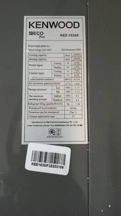 Kenwood AC for sale my WhatsApp number O322"37"74"328