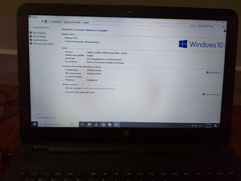 hp corei3 5005 Intel core2 in good condition 1