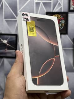 iphone 16promax 256gb pta approved box pack non active