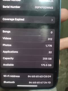 Iphone 13 blue 256 GB
