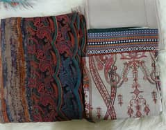 three piece embroidery lawn dress. orignal