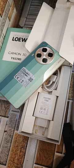 tecno camon 30 16/256 LOEWE addition brand new complt samn 03121190216