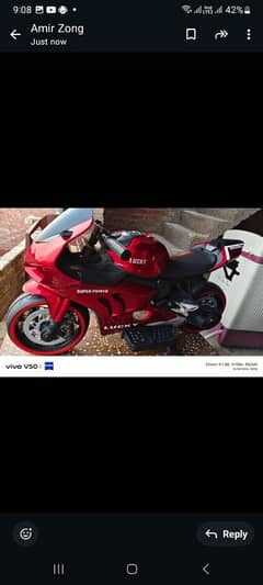 red color bike