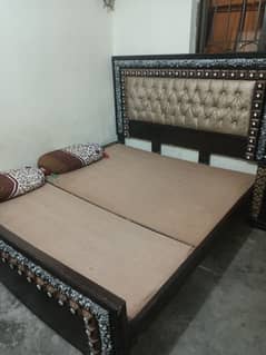 Bed / Side table / Dressing Almari/ cofee set / deewan sofa steel