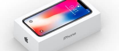 Iphone X pta approved with box 64 Gb LLA model
