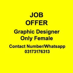 Job Offer Graphic Designer Only Female