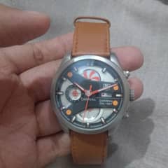 he watch in the image is a TAG Heuer Carrera CalibreTAG Heuer Carrera